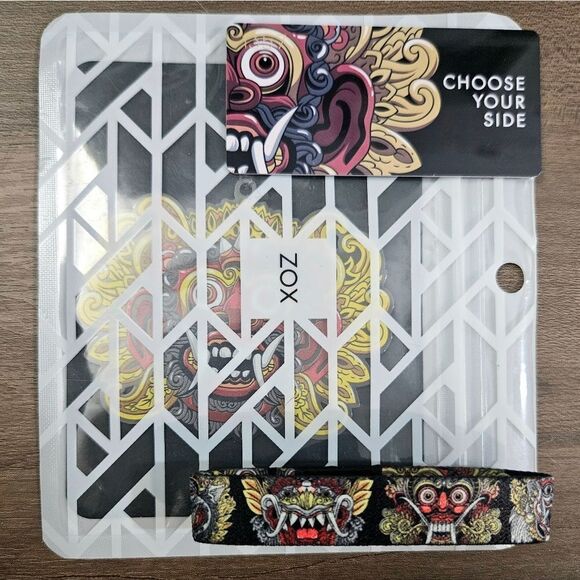 ZOX "CHOOSE YOUR SIDE" #1364 BARONG MASK COLLECTIBLE WRISTBAND & BOOKMARK #594 - Picture 7 of 13